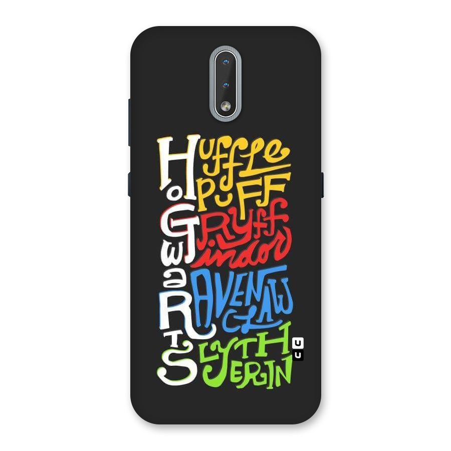 Four Colored Homes Back Case for Nokia 2.3