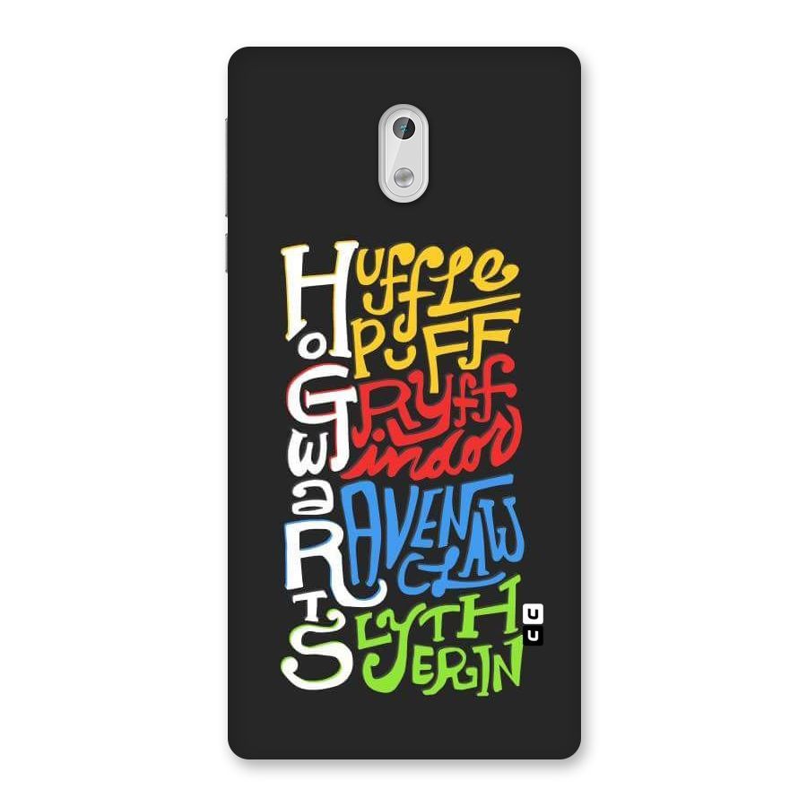 Four Colored Homes Back Case for Nokia 3