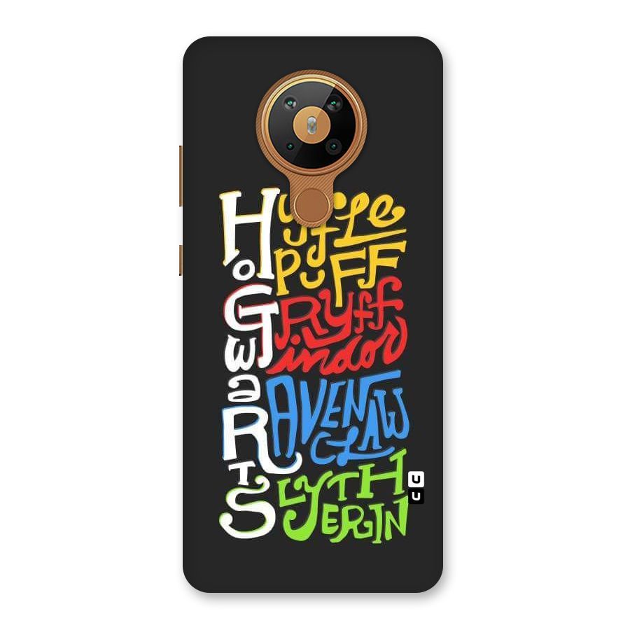 Four Colored Homes Back Case for Nokia 5.3