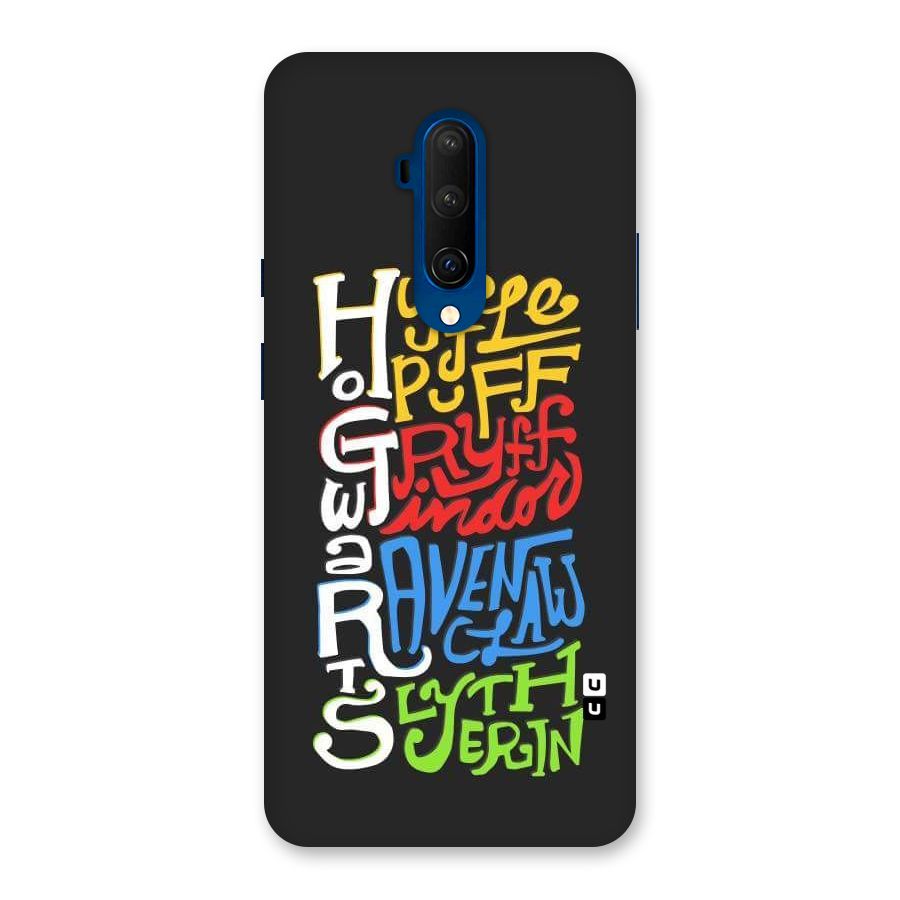 Four Colored Homes Back Case for OnePlus 7T Pro