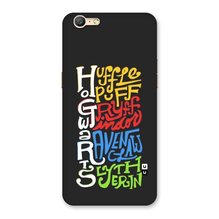 Four Colored Homes Back Case for Oppo A39