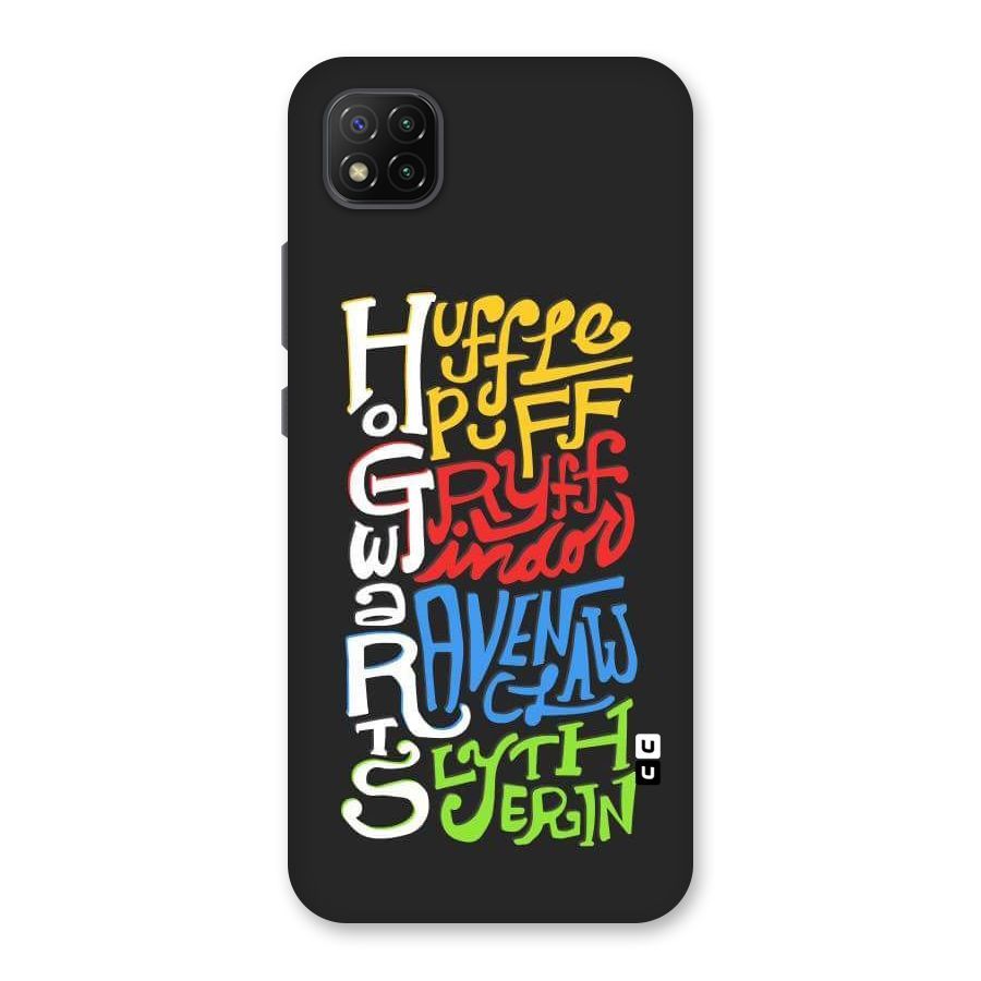 Four Colored Homes Back Case for Poco C3