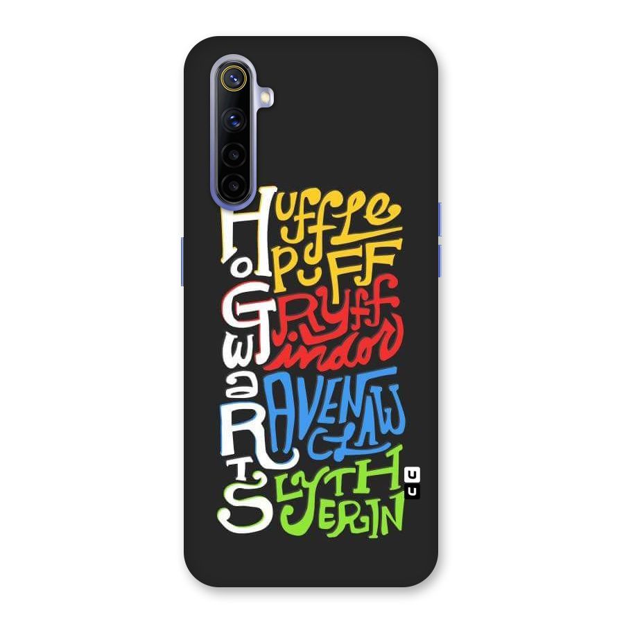 Four Colored Homes Back Case for Realme 6i