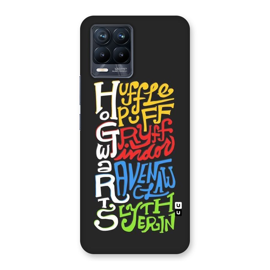 Four Colored Homes Back Case for Realme 8 Pro