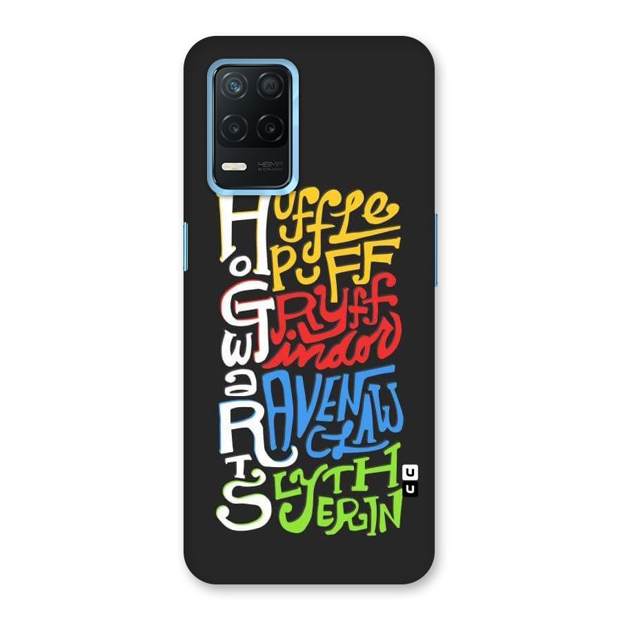 Four Colored Homes Back Case for Realme 8s 5G