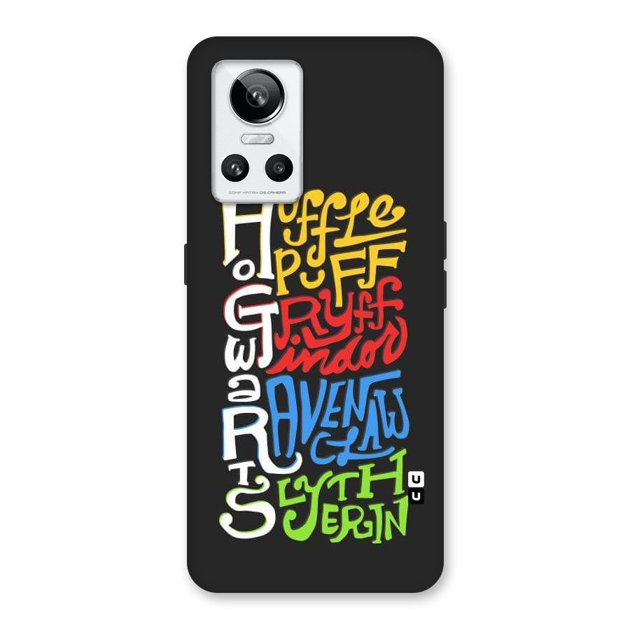 Four Colored Homes Back Case for Realme GT Neo 3