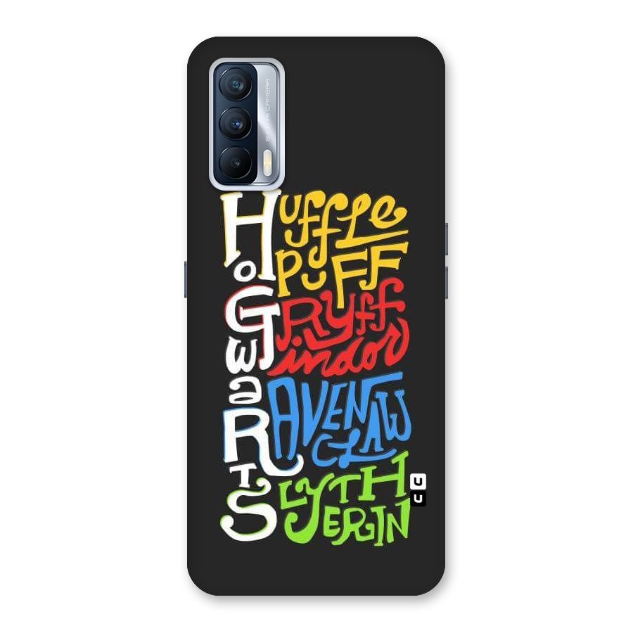 Four Colored Homes Back Case for Realme X7