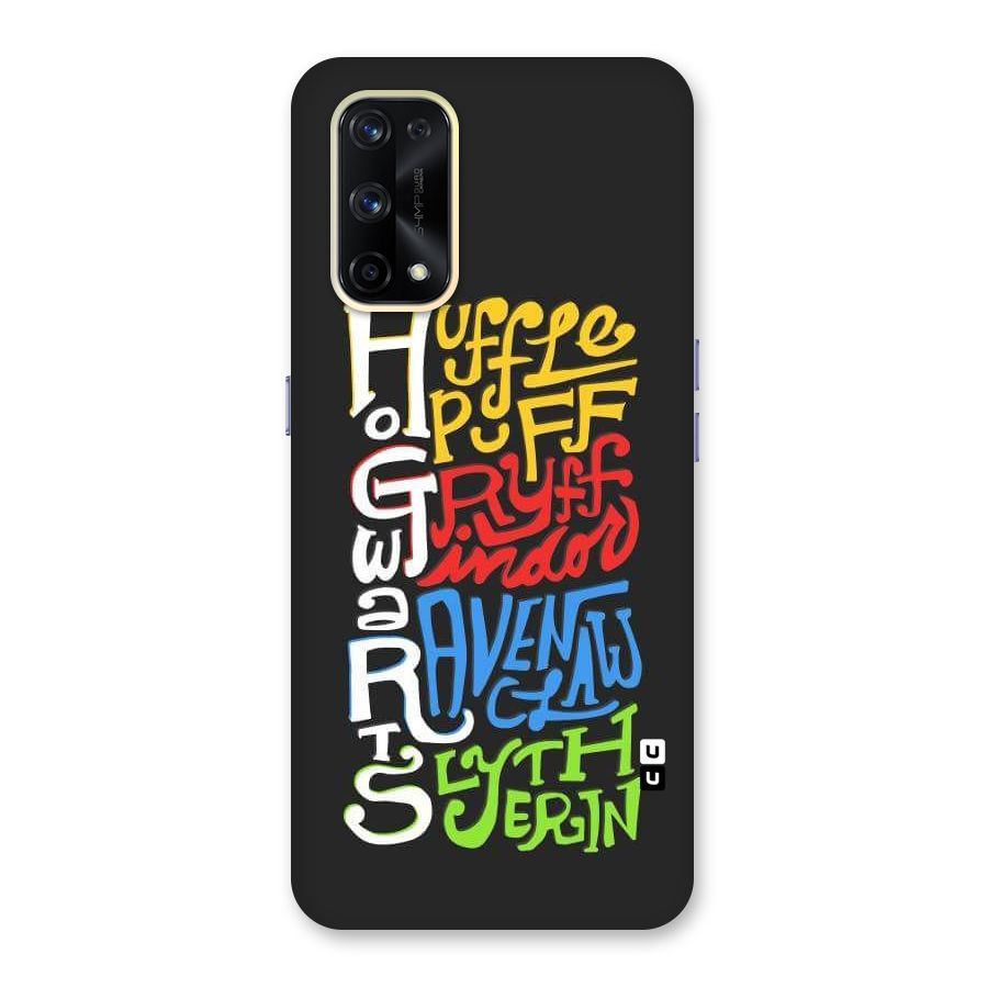 Four Colored Homes Glass Back Case for Realme X7 Pro