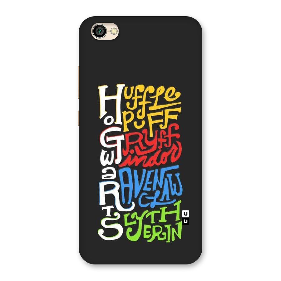 Four Colored Homes Back Case for Redmi Y1 Lite