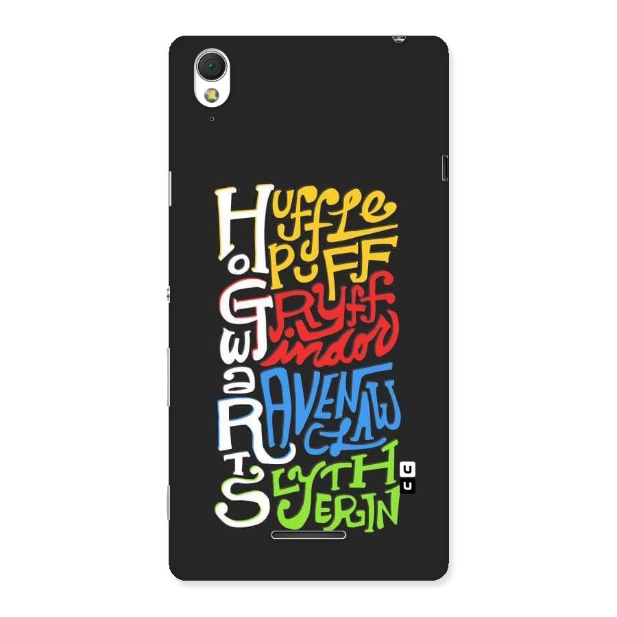 Four Colored Homes Back Case for Sony Xperia T3