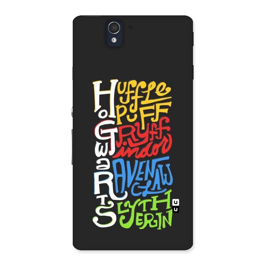 Four Colored Homes Back Case for Sony Xperia Z
