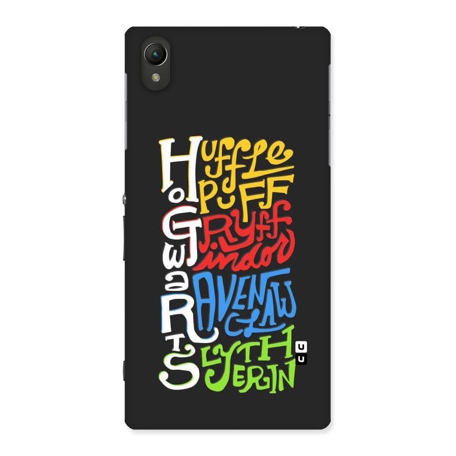 Four Colored Homes Back Case for Sony Xperia Z1