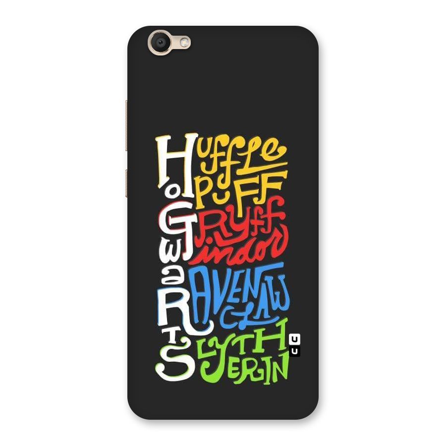 Four Colored Homes Back Case for Vivo V5