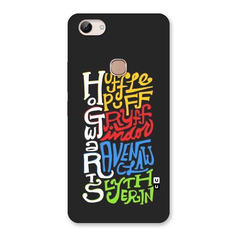 Four Colored Homes Back Case for Vivo Y83