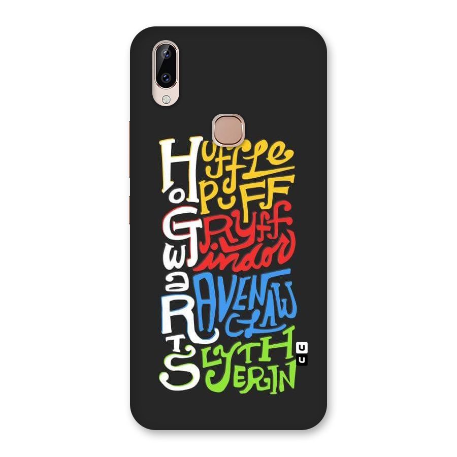 Four Colored Homes Back Case for Vivo Y83 Pro