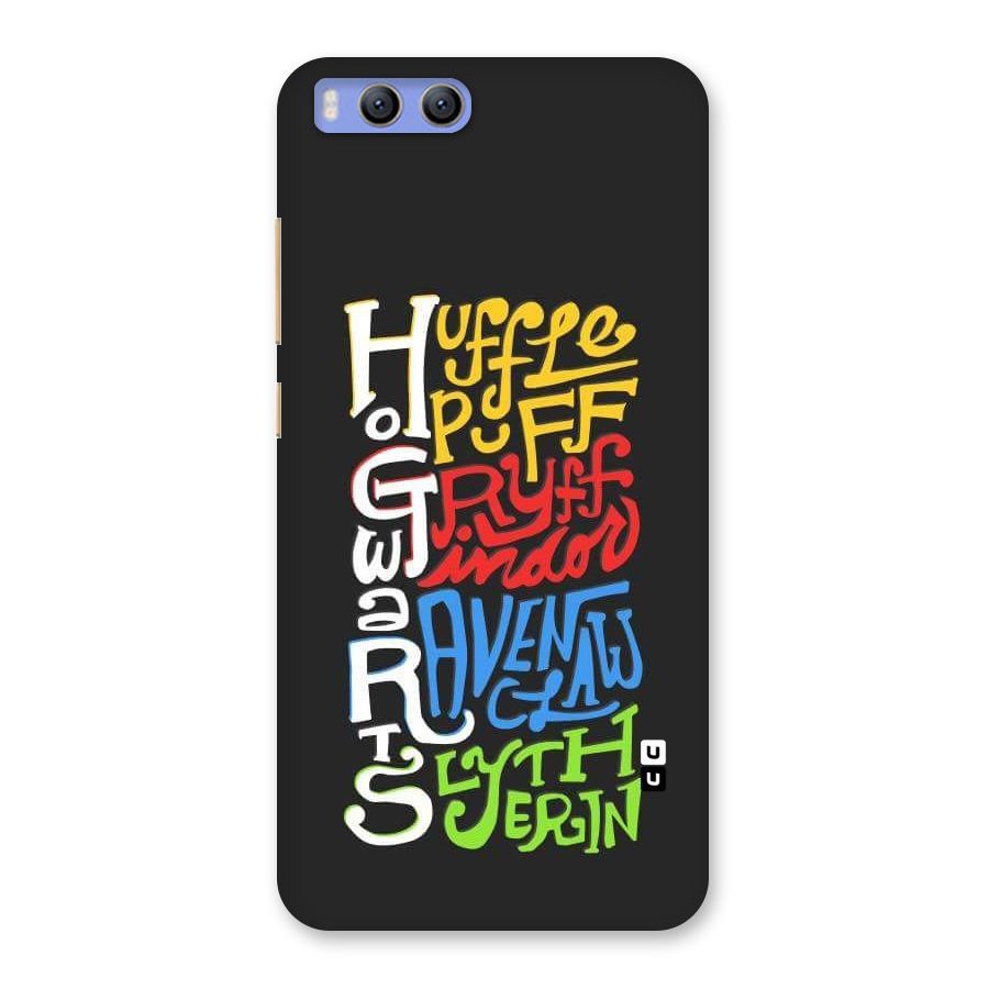 Four Colored Homes Back Case for Xiaomi Mi 6