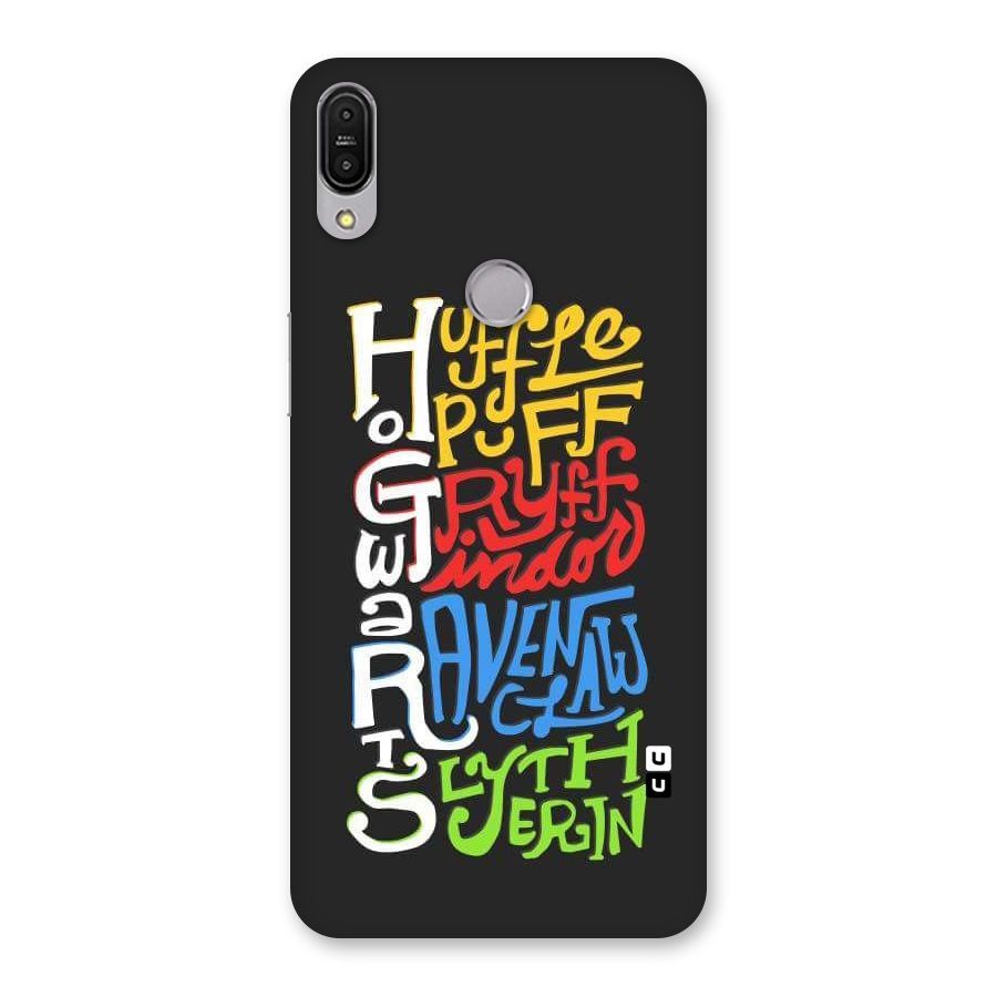 Four Colored Homes Back Case for Zenfone Max Pro M1