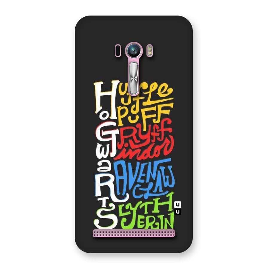 Four Colored Homes Back Case for Zenfone Selfie