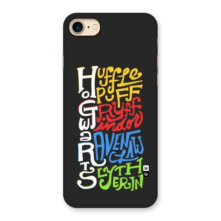 Four Colored Homes Back Case for iPhone 7