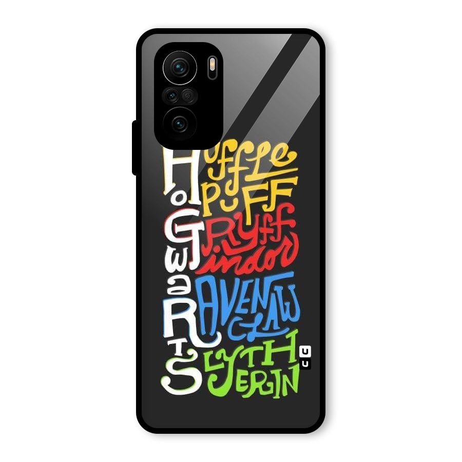 Four Colored Homes Glass Back Case for Mi 11x