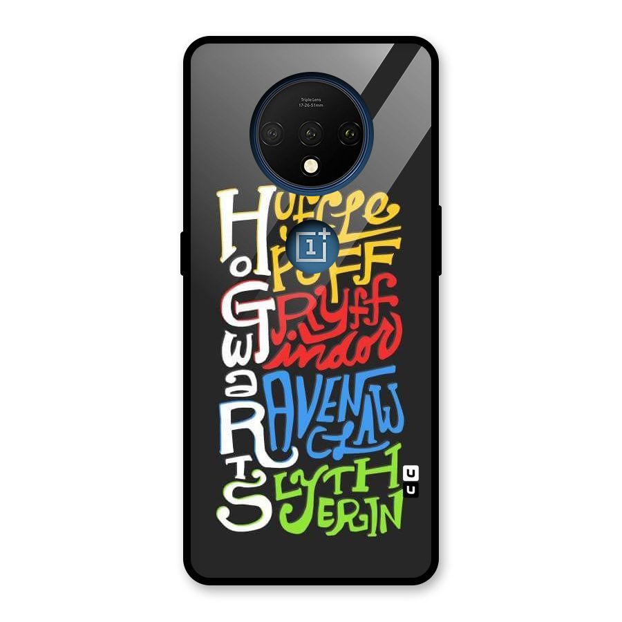 Four Colored Homes Glass Back Case for OnePlus 7T