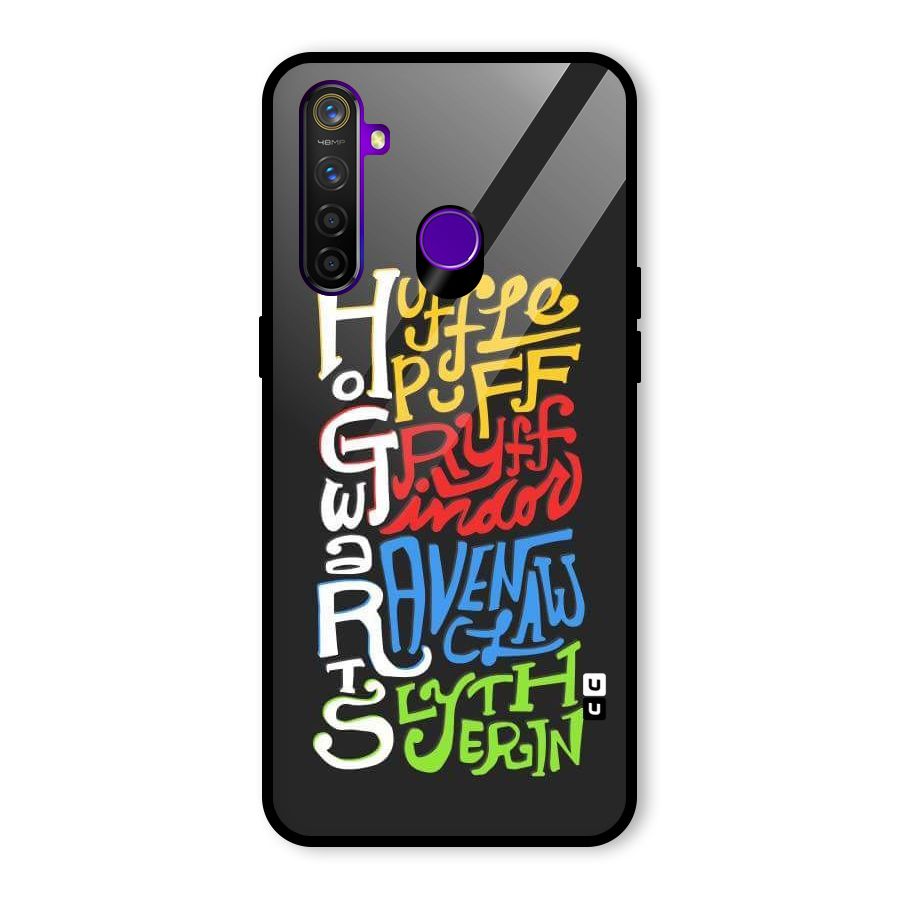 Four Colored Homes Glass Back Case for Realme 5 Pro