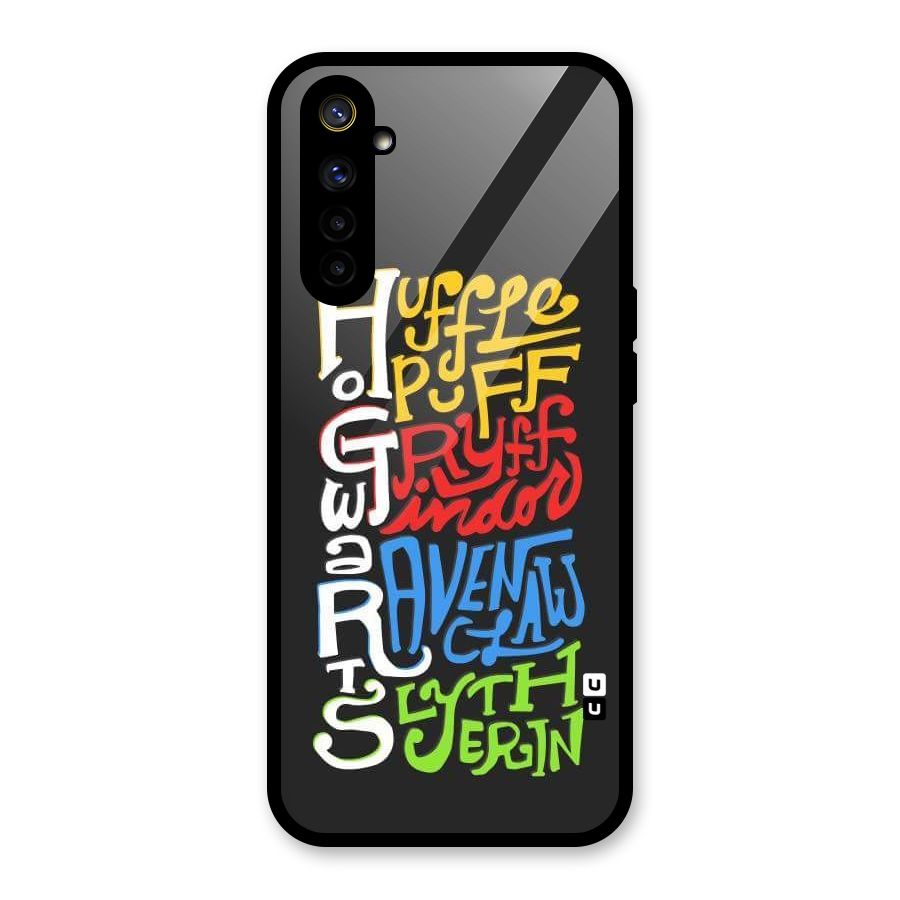 Four Colored Homes Glass Back Case for Realme 6i