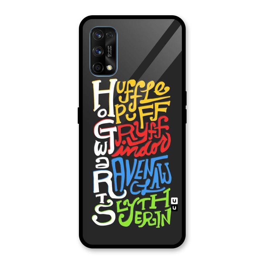 Four Colored Homes Glass Back Case for Realme 7 Pro