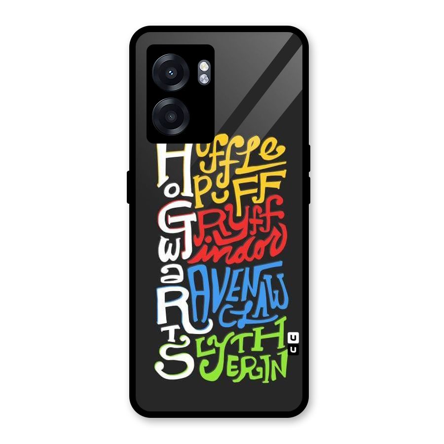 Four Colored Homes Glass Back Case for Realme Narzo 50 5G
