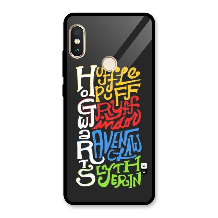 Four Colored Homes Glass Back Case for Redmi Note 5 Pro