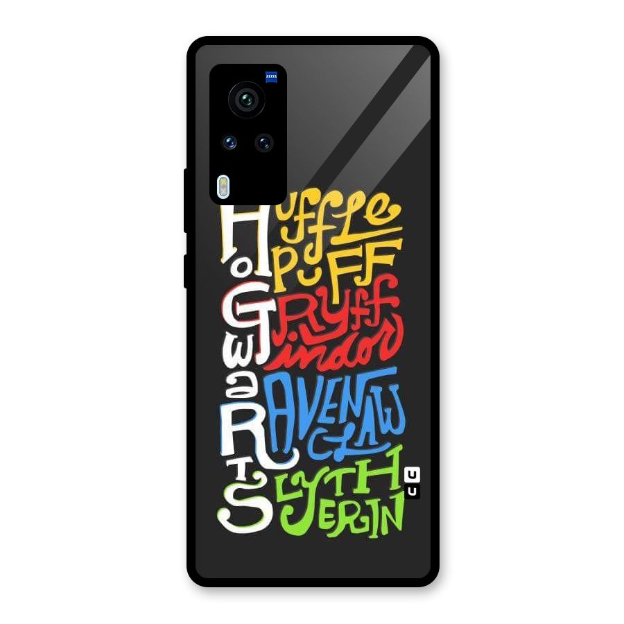 Four Colored Homes Glass Back Case for Vivo X60 Pro
