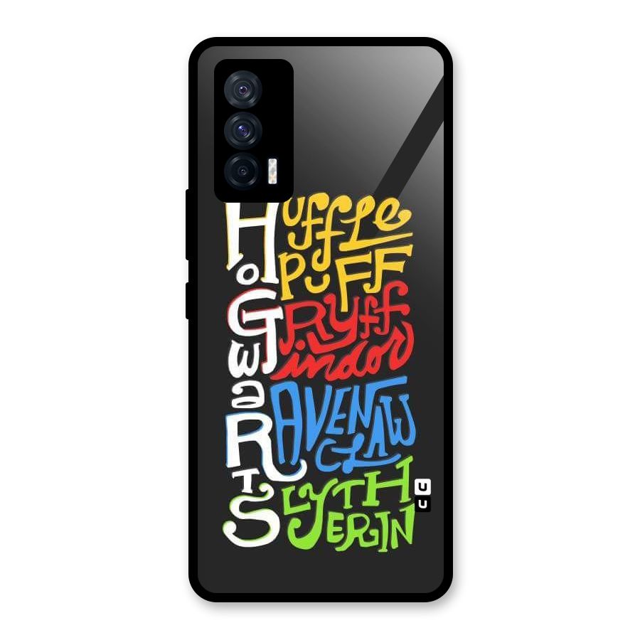 Four Colored Homes Glass Back Case for Vivo iQOO 7 5G