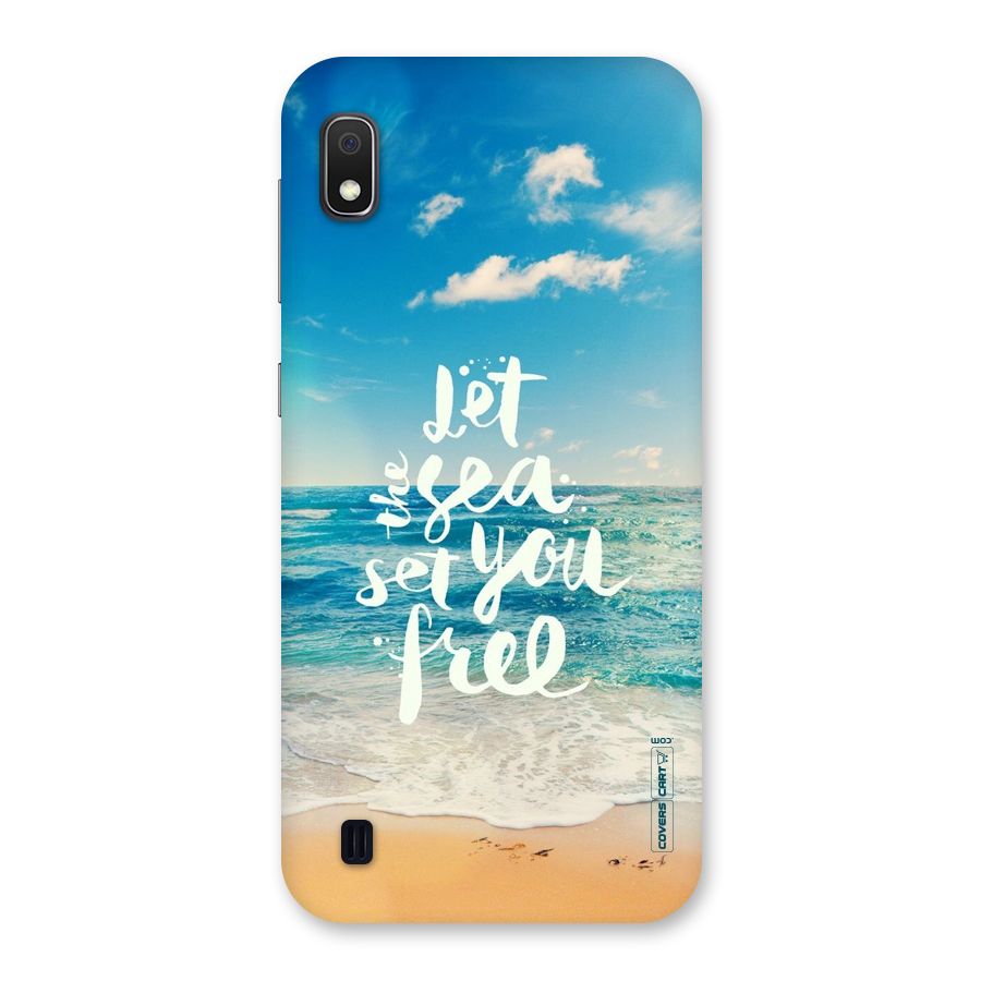 Free Sea Back Case for Galaxy A10