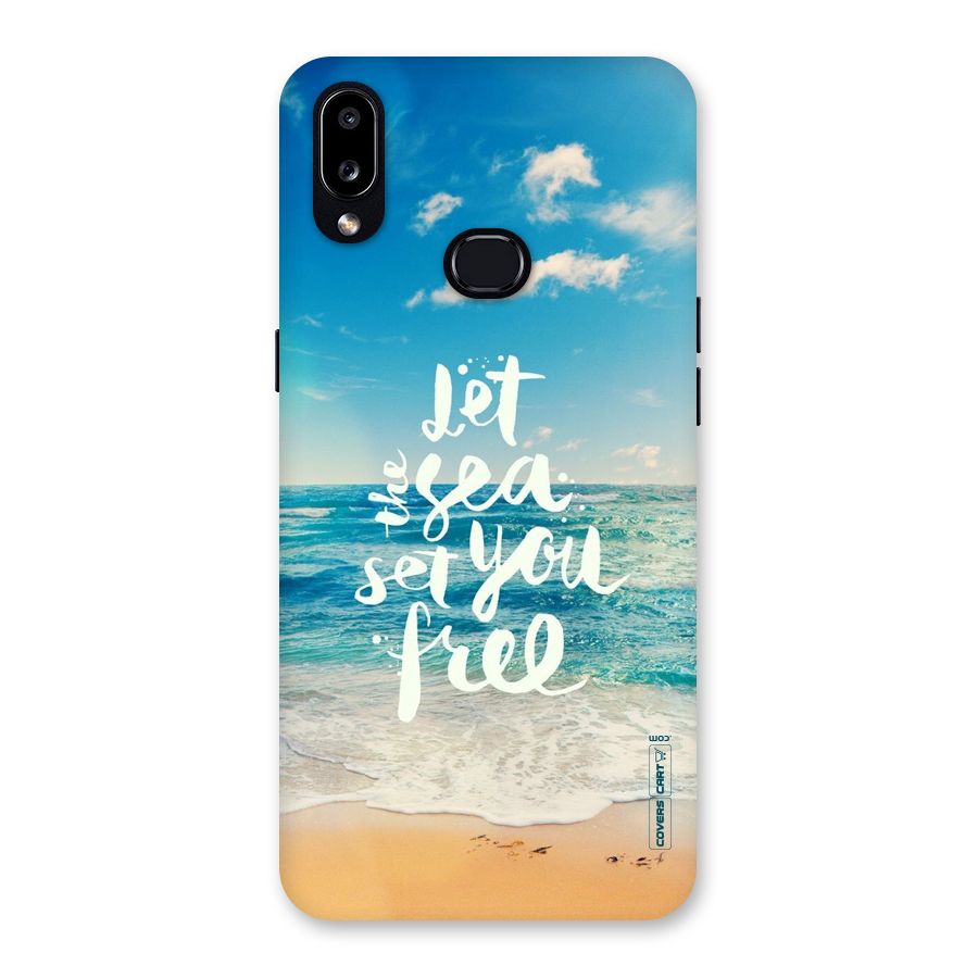 Free Sea Back Case for Galaxy A10s