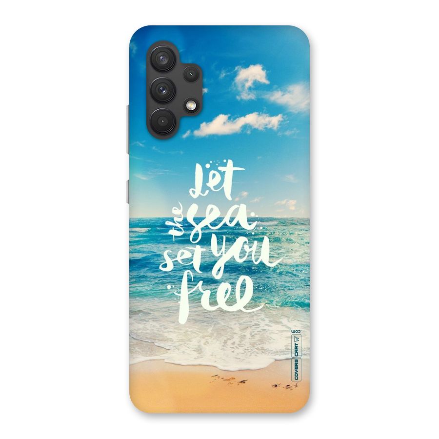Free Sea Back Case for Galaxy A32