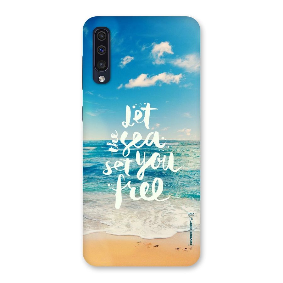 Free Sea Back Case for Galaxy A50