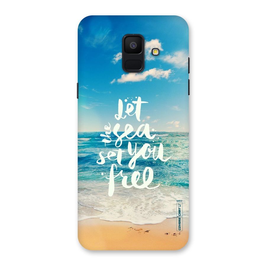 Free Sea Back Case for Galaxy A6 (2018)