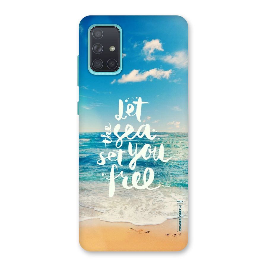 Free Sea Back Case for Galaxy A71