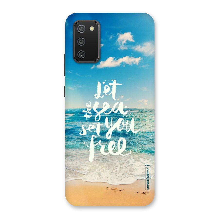 Free Sea Back Case for Galaxy M02s