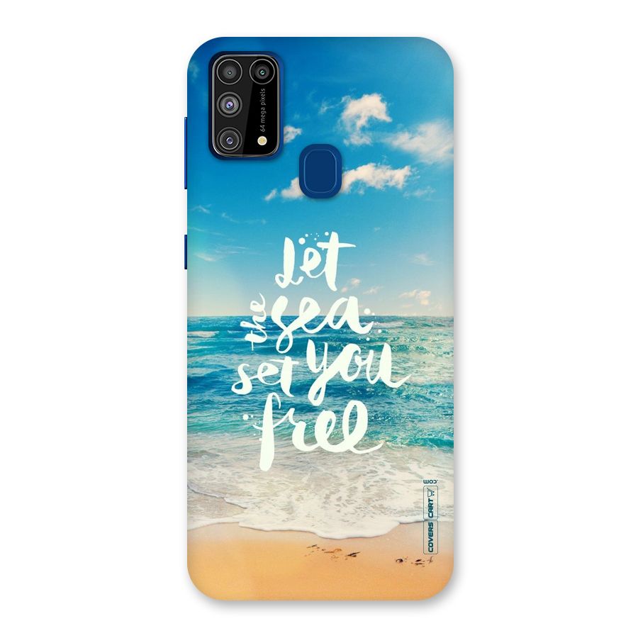 Free Sea Back Case for Galaxy M31