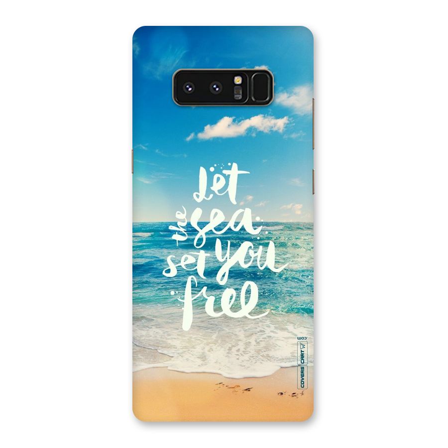 Free Sea Back Case for Galaxy Note 8