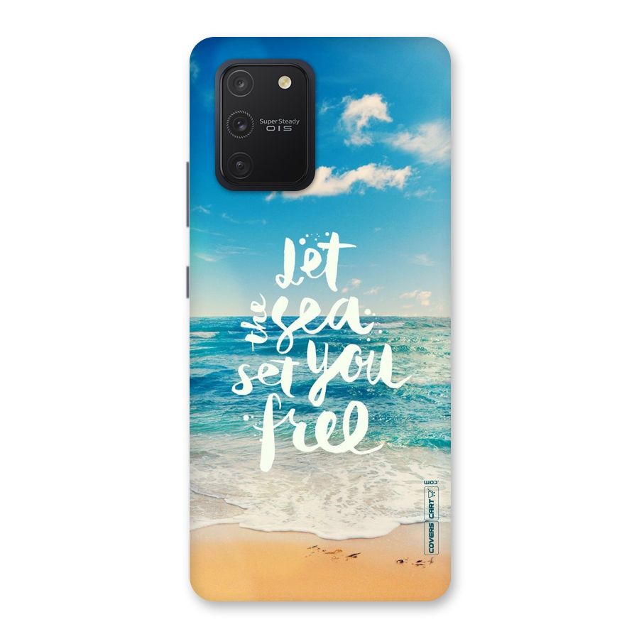 Free Sea Back Case for Galaxy S10 Lite