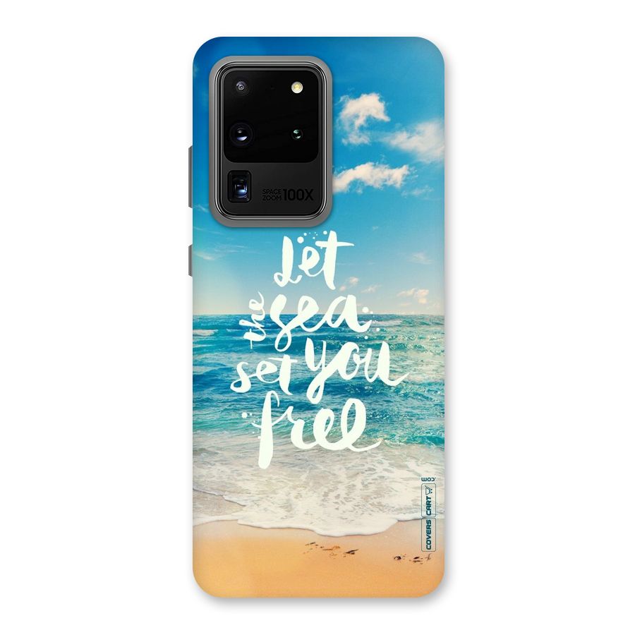 Free Sea Back Case for Galaxy S20 Ultra