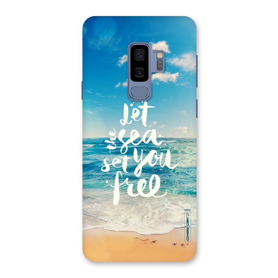 Free Sea Back Case for Galaxy S9 Plus