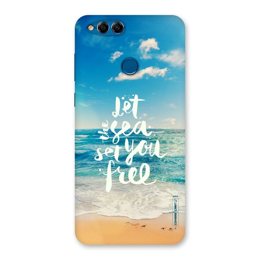 Free Sea Back Case for Honor 7X