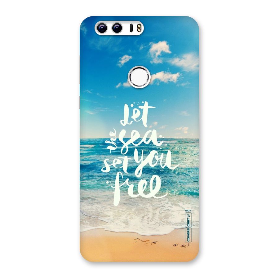 Free Sea Back Case for Honor 8