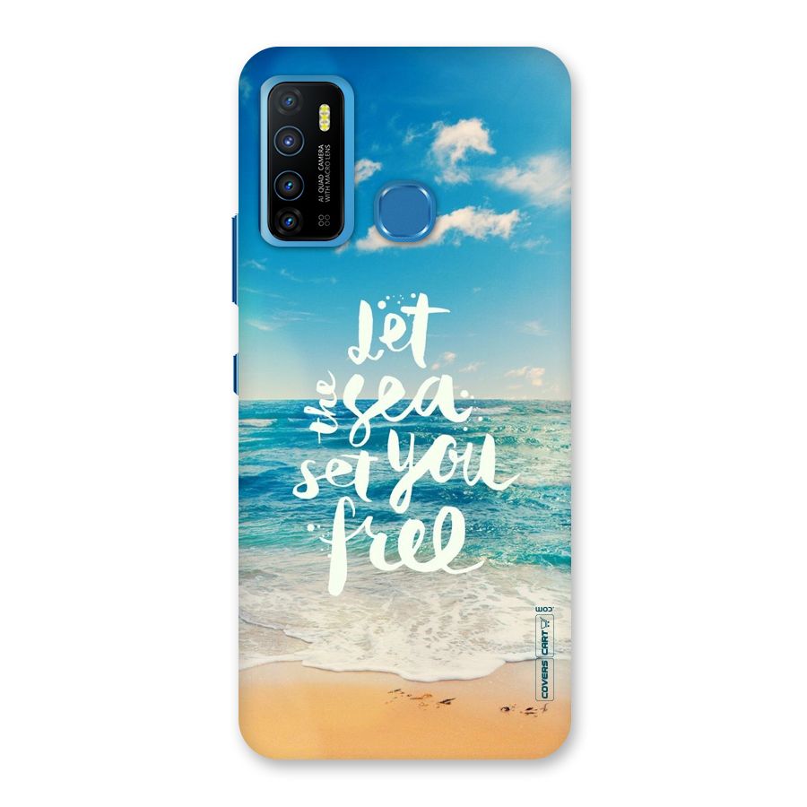 Free Sea Back Case for Infinix Hot 9