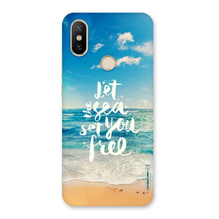 Free Sea Back Case for Mi A2