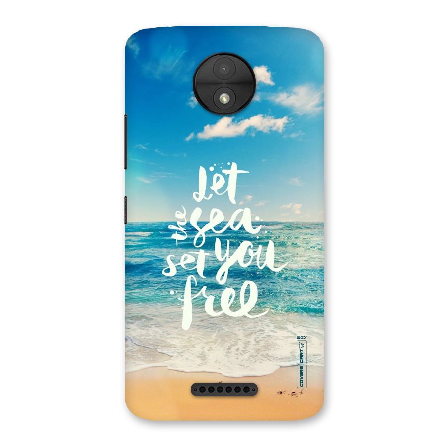 Free Sea Back Case for Moto C