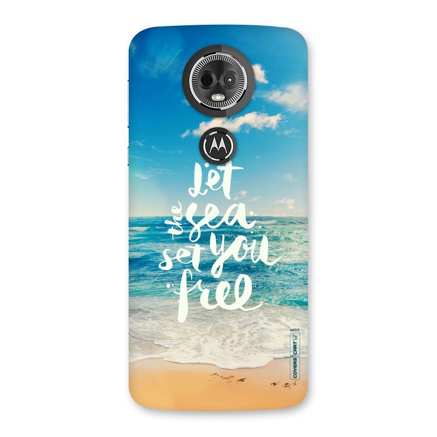 Free Sea Back Case for Moto E5 Plus